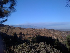 View of LA Hills from Griffith Observatory