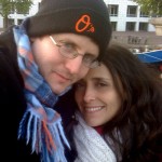 Me and my honey hanging out in Amsterdam