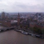 In keeping with the dreary situation, London was suitably gray.