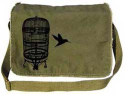 Birdcage Emo Messenger Bag Birdcage Emo Messenger Bag
