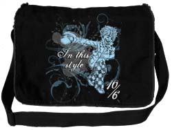 Mad Hatter from Alice in Wonderland Emo Messenger Bag Mad Hatter from Alice in Wonderland Emo Messenger Bag