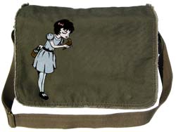 Girl in the Forest Messenger Bag Girl in the Forest Messenger Bag