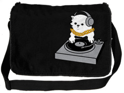 DJ Kitty Cute Messenger Bag DJ Kitty Cute Messenger Bag
