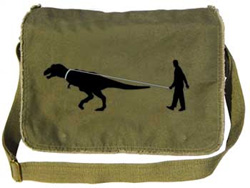 Man Walking Dinosaur