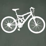 Bike Love - White Ink