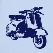 Blue Scooter