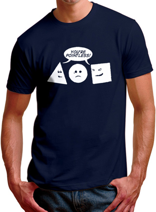 you're pointless math t shirt