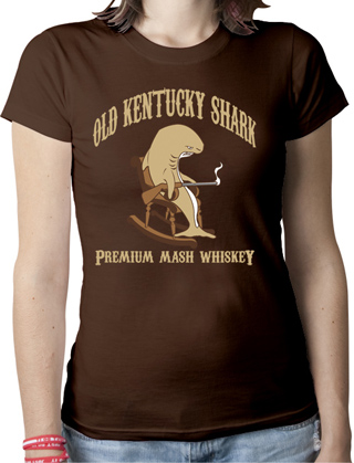 Old Kentucky Shark Ladies Organic T-Shirt