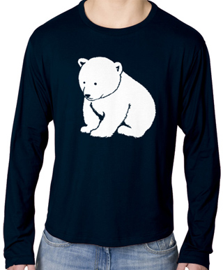 Polar Bear Mens Long Sleeve T-Shirt