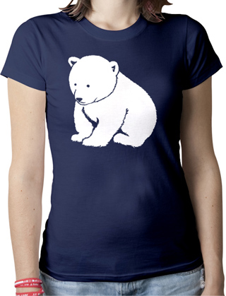 Polar Bear Ladies Organic T-Shirt