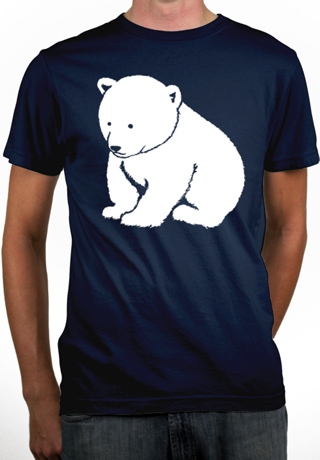 Polar Bear Mens Organic T-Shirt