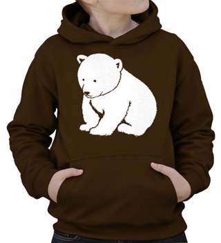 Polar Bear Kids Hooded Sweatshirt