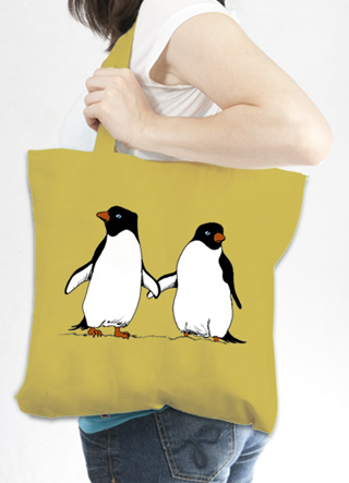 Penguin Lovers Tote Bag
