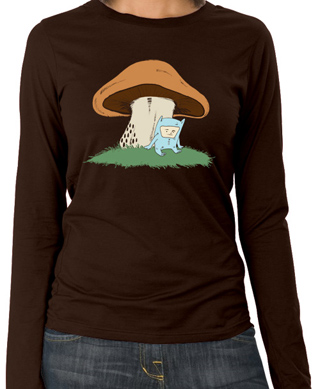 Lost In The Forest Ladies Long Sleeve T-Shirt