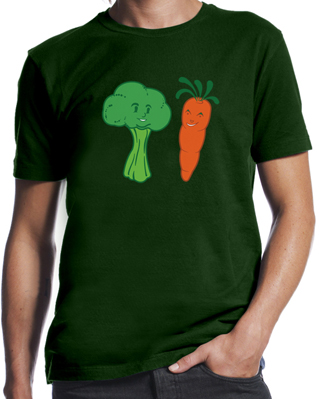 Eat Your Veggies Mens T-Shirt