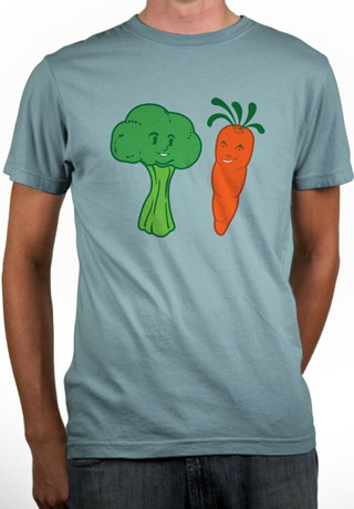 Eat Your Veggies Mens Organic T-Shirt