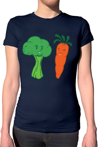 Eat Your Veggies Ladies T-Shirt