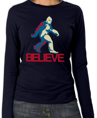 Bigfoot Ladies Long Sleeve T-Shirt