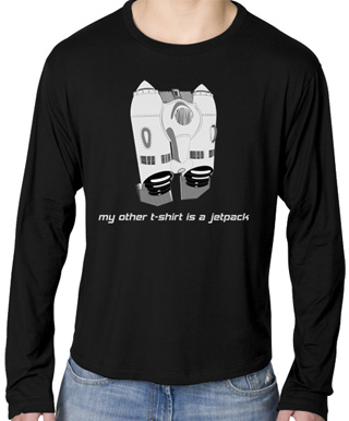 My Other TShirt Is A Jetpack Mens Long Sleeve T-Shirt