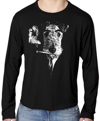 Groucho Barks Mens Long Sleeve T-Shirt