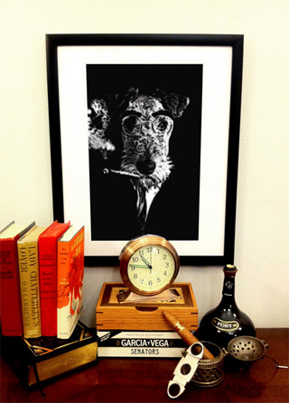 Groucho Barks Art Print