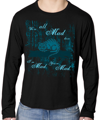 Cheshire Cat Mens Long Sleeve T-Shirt
