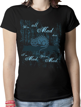 Cheshire Cat Ladies Organic T-Shirt