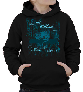 Cheshire Cat Kids Hooded Sweatshirt