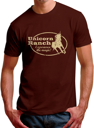 Unicorn Ranch Mens T-Shirt