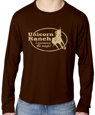 Unicorn Ranch Mens Long Sleeve T-Shirt