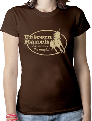 Unicorn Ranch Ladies Organic T-Shirt
