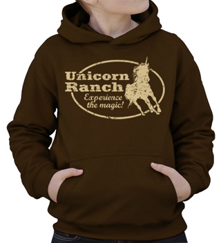 Unicorn Ranch Kids Hooded Sweatshirt