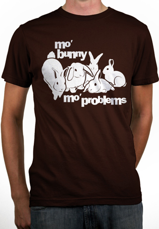 Mo Bunny Mo Problems Mens Organic T-Shirt
