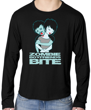 zombie boyfriends bite t-shirt