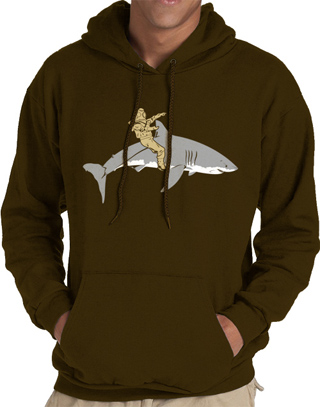 diver riding a shark hoodie diver riding a shark hoodie