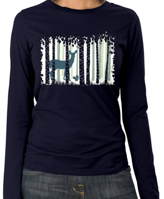 Into The Forest Ladies Long Sleeve T-Shirt