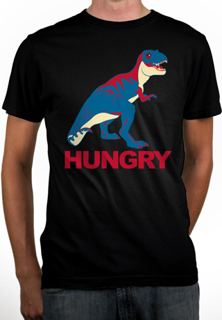T-Rex Is Hungry Mens Organic T-Shirt