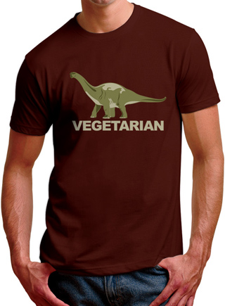 Vegetarian Brontosaurus Mens T-Shirt