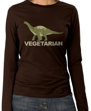 vegetarian brontosaurus t-shirt vegetarian brontosaurus t-shirt