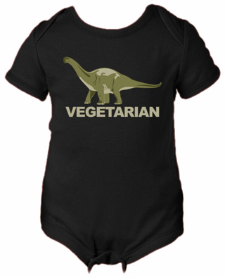 Vegetarian Brontosaurus Infant Bodysuit