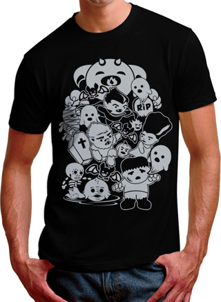 Classic Horror Movie Monsters Mens T-Shirt
