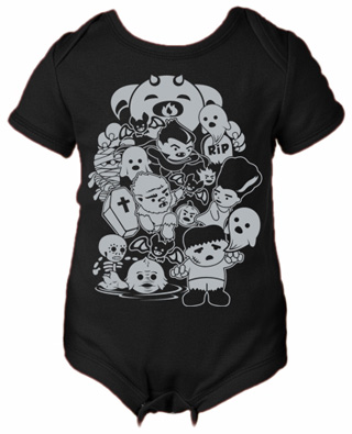 Classic Horror Movie Monsters Infant Bodysuit