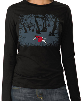 Poisoned Apple Ladies Long Sleeve T-Shirt