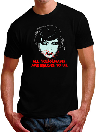 All Your Brains Are Belong To Us Mens T-Shirt