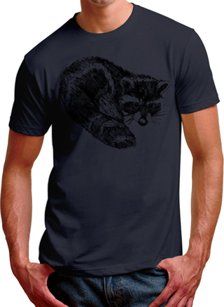 Raccoon Mens T-Shirt