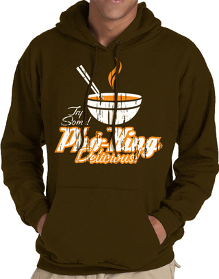 Pho King Delicious Mens Hooded Sweatshirt