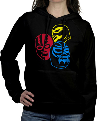 Luchador Luchador Ladies Hooded Sweatshirt
