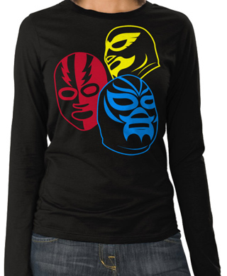 Luchador Luchador Ladies Long Sleeve T-Shirt