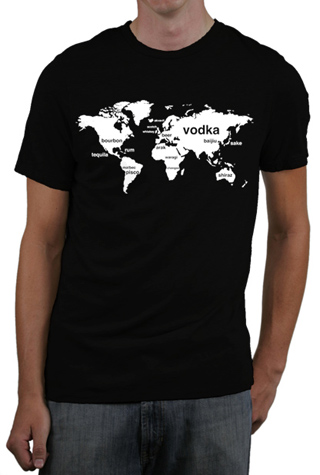 International Boozing Mens Slim Fit T-Shirt