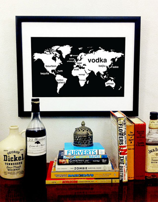 International Boozing Art Print